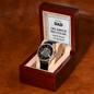 To My Dad Gift Watch | I Will Always Be Your Little Girl | Father's Day Gift