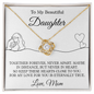 To My Daughter | Together Forever (Love Knot Necklace)