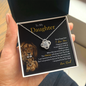 To My Daughter | Never Forget That I Love You (Love Knot Necklace)