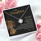 To My Daughter | Never Forget That I Love You (Love Knot Necklace)