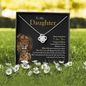 To My Daughter | Never Forget That I Love You (Love Knot Necklace)