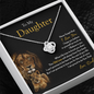 To My Daughter | Never Forget That I Love You (Love Knot Necklace)