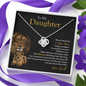 To My Daughter | Never Forget That I Love You (Love Knot Necklace)