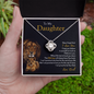 To My Daughter | Never Forget That I Love You (Love Knot Necklace)