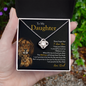 To My Daughter | Never Forget That I Love You (Love Knot Necklace)