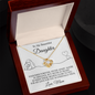 To My Daughter | Together Forever (Love Knot Necklace)