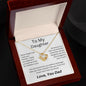 To My Daughter | Never Forget Love Knot Necklace