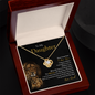 To My Daughter | Never Forget That I Love You (Love Knot Necklace)