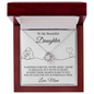 To My Daughter | Together Forever (Love Knot Necklace)