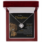 To My Daughter | Never Forget That I Love You (Love Knot Necklace)