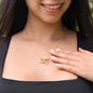 To My Daughter | Never Forget That I Love You (Interlocking Hearts Necklace)