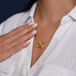 To My Daughter | Never Forget That I Love You (Interlocking Hearts Necklace)