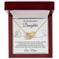 To My Daughter | Together Forever (Interlocking Hearts Necklace)