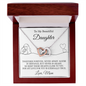 To My Daughter | Together Forever (Interlocking Hearts Necklace)