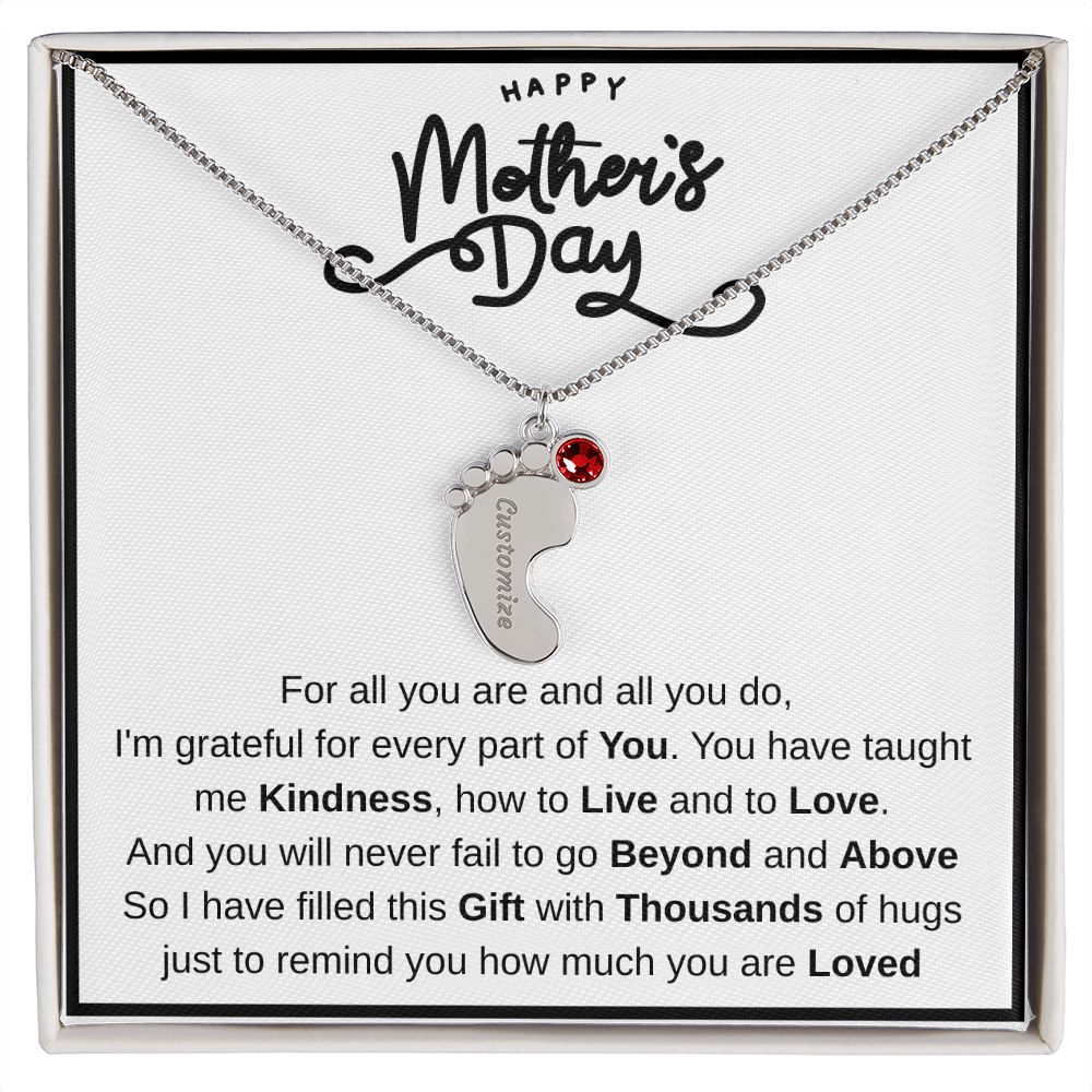 Happy Mothers Day | Personalize Baby Feet