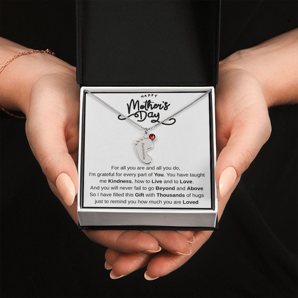 Happy Mothers Day | Personalize Baby Feet