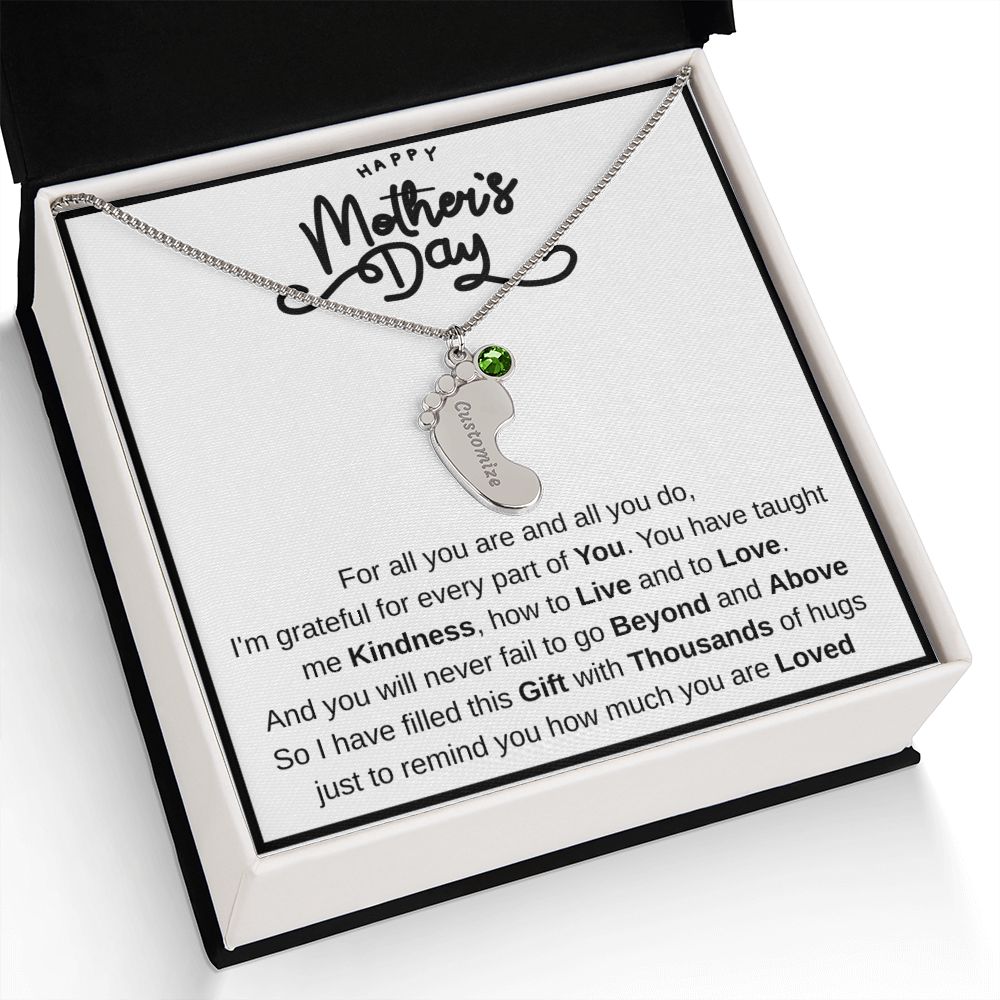 Happy Mothers Day | Personalize Baby Feet