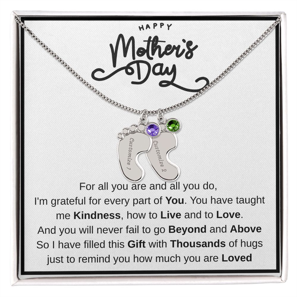 Happy Mothers Day | Personalize Baby Feet