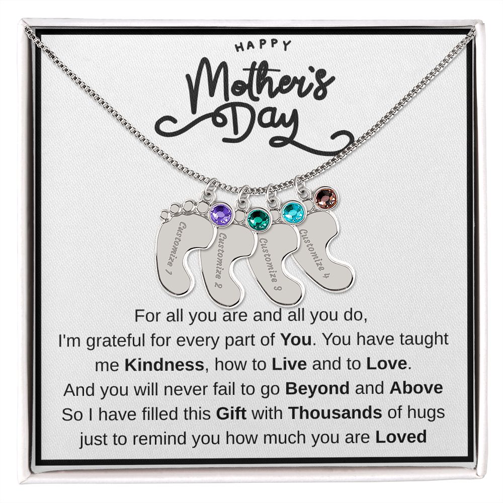 Happy Mothers Day | Personalize Baby Feet