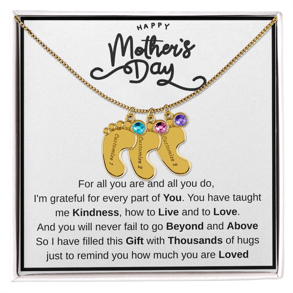 Happy Mothers Day | Personalize Baby Feet