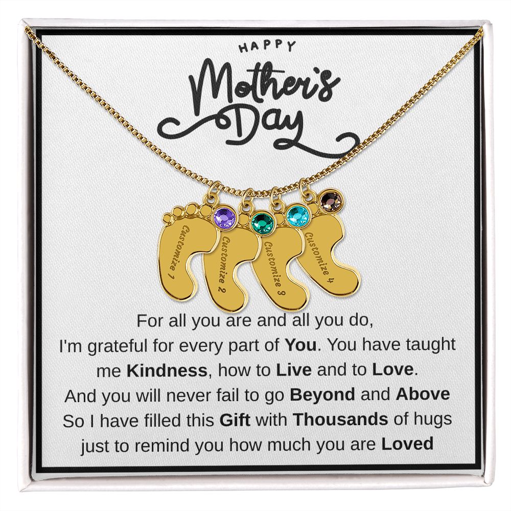 Happy Mothers Day | Personalize Baby Feet