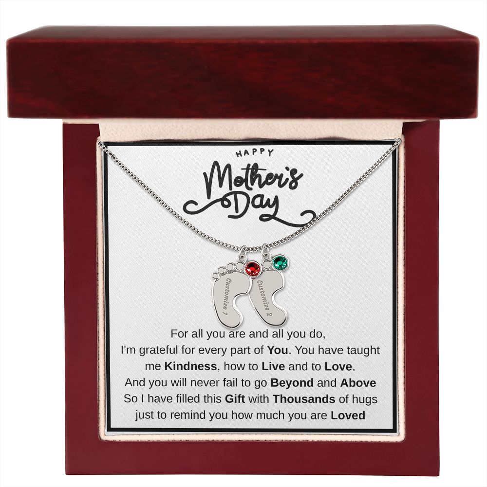 Happy Mothers Day | Personalize Baby Feet
