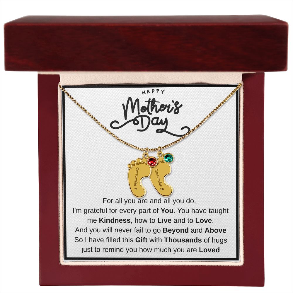 Happy Mothers Day | Personalize Baby Feet