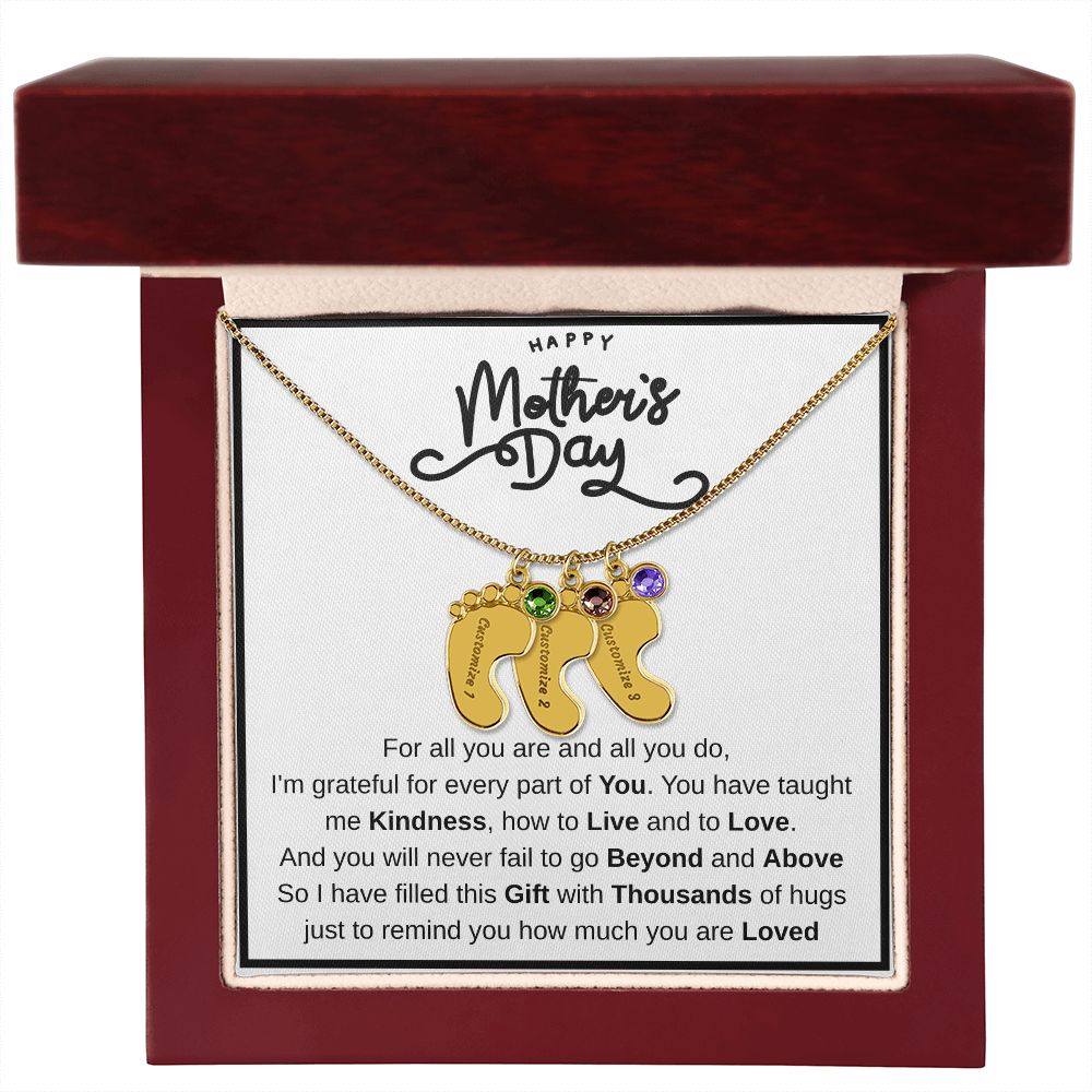 Happy Mothers Day | Personalize Baby Feet