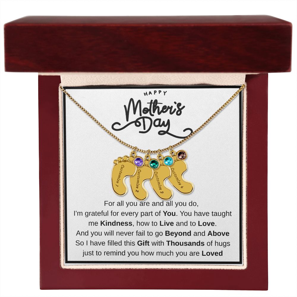 Happy Mothers Day | Personalize Baby Feet