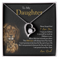 To My Daughter | Never Forget That I Love You (Forever Love Necklace)
