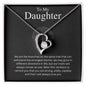 To my Daughter | We are Family Forever Love Necklace