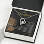 To My Daughter | Never Forget That I Love You (Forever Love Necklace)