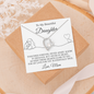 To My Daughter | Together Forever (Forever Love Necklace)