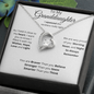 To My Granddaughter | Always Remember Forever Lover Necklace
