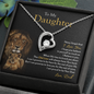To My Daughter | Never Forget That I Love You (Forever Love Necklace)