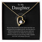 To my Daughter | We are Family Forever Love Necklace