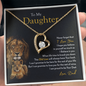 To My Daughter | Never Forget That I Love You (Forever Love Necklace)