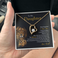 To My Daughter | Never Forget That I Love You (Forever Love Necklace)