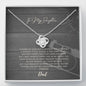 Love Knot Necklace - To my Forever Daughter
