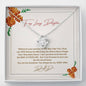 Love Knot Necklace - To my Sunshine