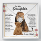 To My Daughter | Proud To Be Your Father (Love Knot Necklace)