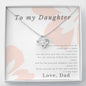 Love Knot Necklace - To my Extraordinary Daughter