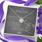 Love Knot Necklace - To my Forever Daughter