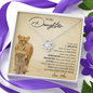 To My Daughter | I Want You To Believe (Love Knot Necklace)