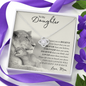 To My Daughter | Mother's Love Knot Necklace