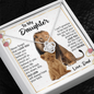 To My Daughter | Proud To Be Your Father (Love Knot Necklace)