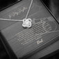 Love Knot Necklace - To my Forever Daughter