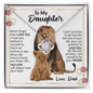 To My Daughter | Proud To Be Your Father (Love Knot Necklace)