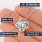 To my Mommy | I May Just Be A Bump 💙💎(Love Knot Necklace)