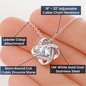 To My Daughter | Mother's Love Knot Necklace